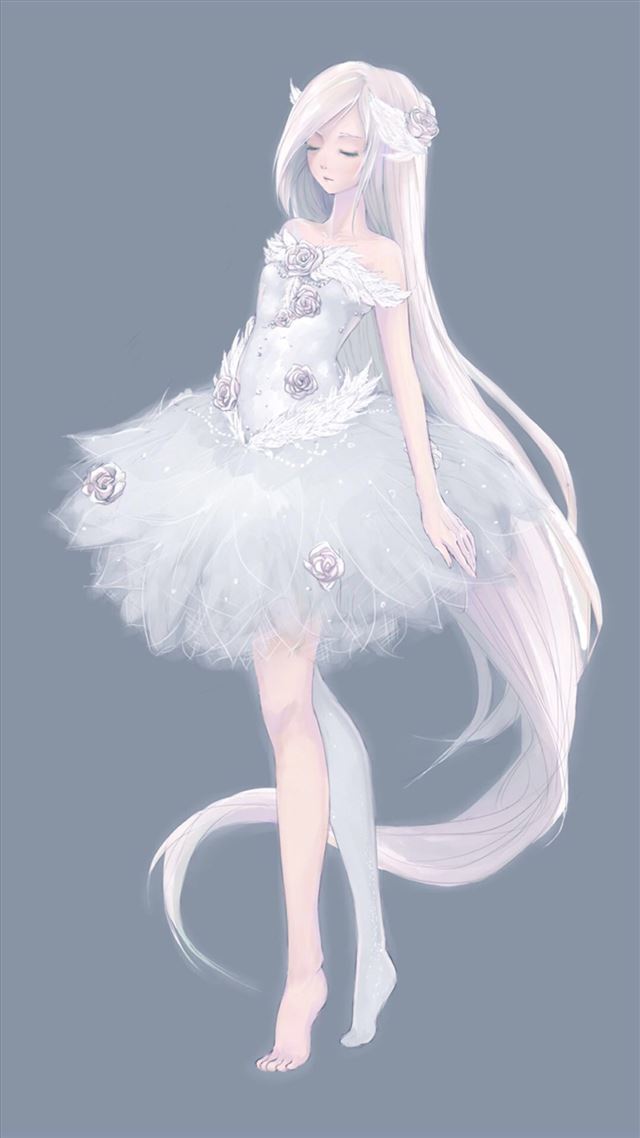 1080x1920 Anime Dreamy Cartoon Fairy Girl - brown iPhone 8 Wallpaper