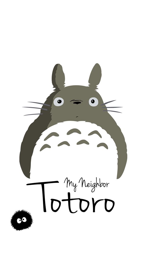1080x1920 My Neighbor Totoro Art Minimal - film iPhone 8 Wallpaper
