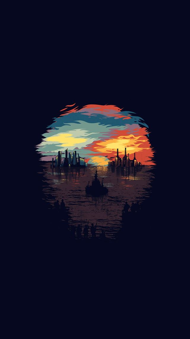 1080x1920 Dystopia Art Illustration Minimal - design iPhone 8 Wallpaper