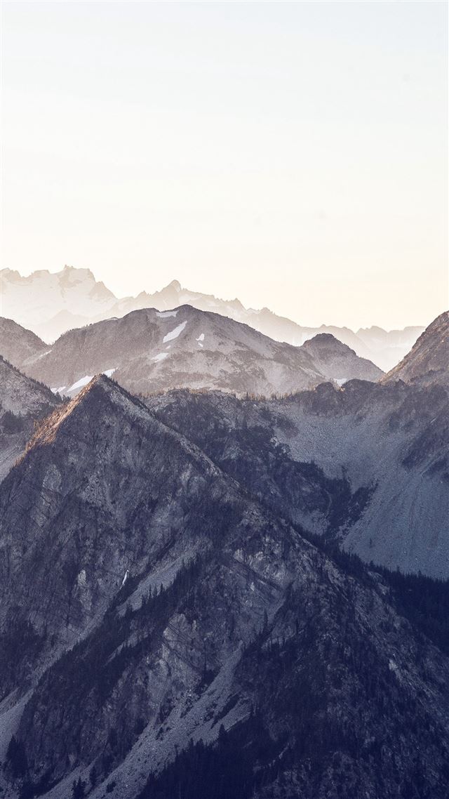 1080x1920 Mountain Layer View Nature Top Blue - great iPhone 8 Wallpaper