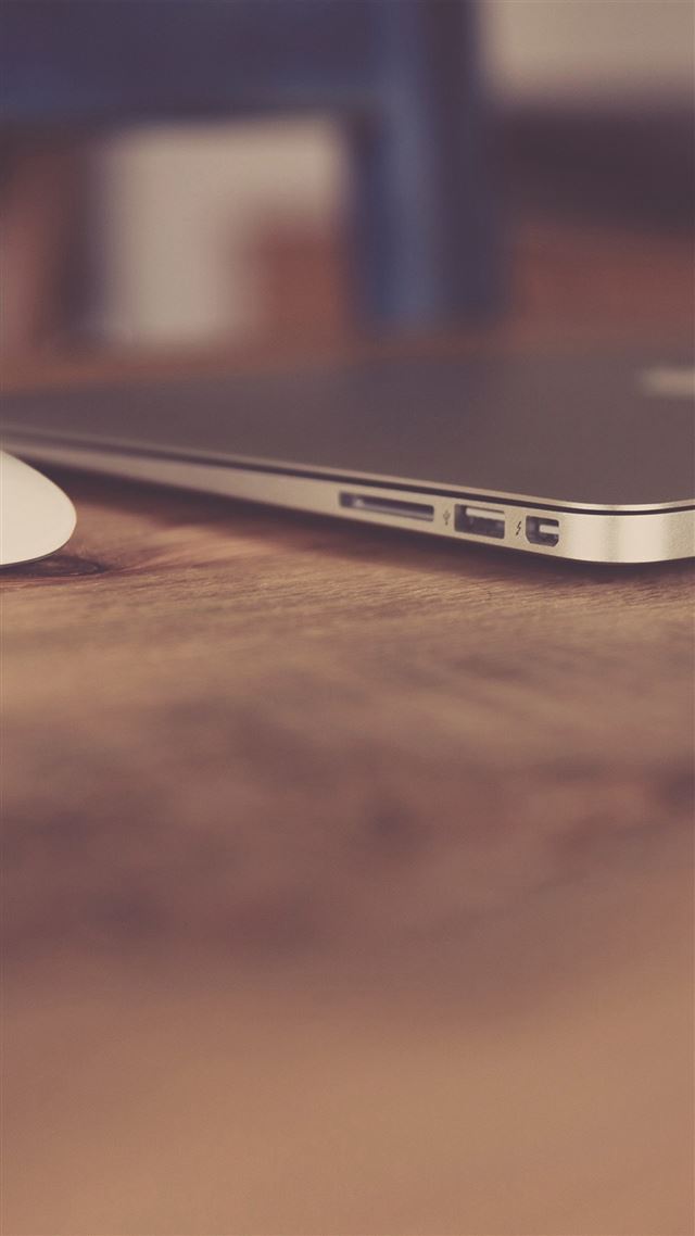 1080x1920 Soft Macbook Apple Desk Art Bokeh City - wooden iPhone 8 Wallpaper
