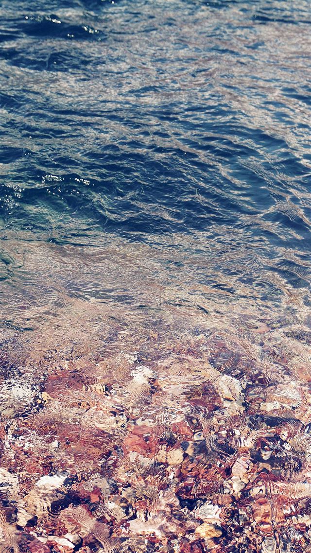 1080x1920 Sea Water Ripples Sea Clear Nature Pattern - ripples iPhone 8 Wallpaper