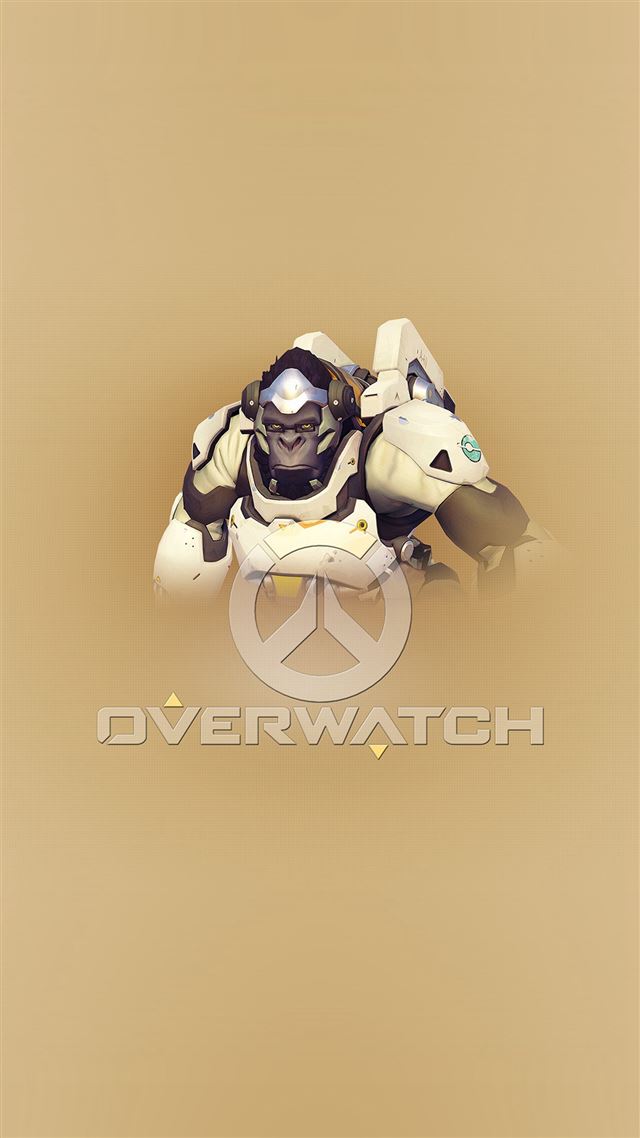 1080x1920 Overwatch Winston Cute Game Art Illustration - movie iPhone 8 Wallpaper