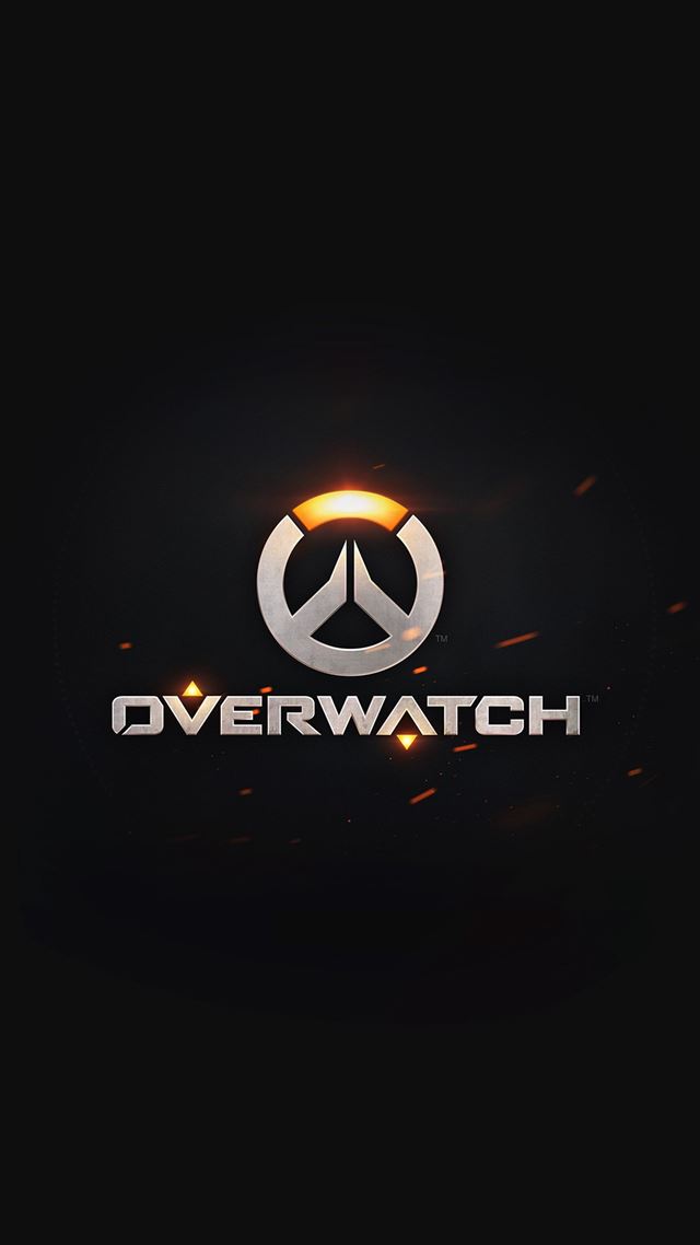1080x1920 Overwatch Logo Simple Game Art Illustration Dark -  iPhone 8 Wallpaper