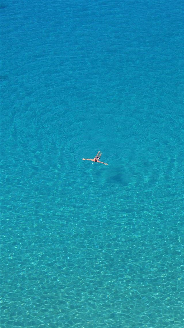 1080x1920 Ocean Sea Blue Swim Vacation Simple - ripple iPhone 8 Wallpaper