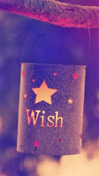Hanging Star Pattern Wish Bottle wallpaper