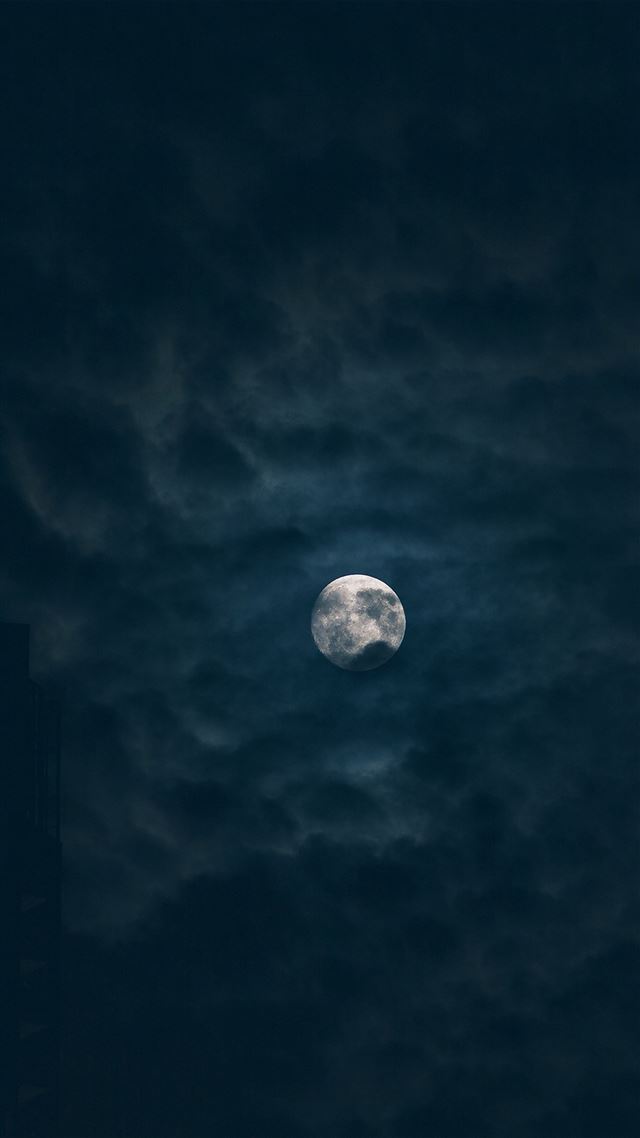1080x1920 Moon Sky Dark Night Nature - moon iPhone 8 Wallpaper