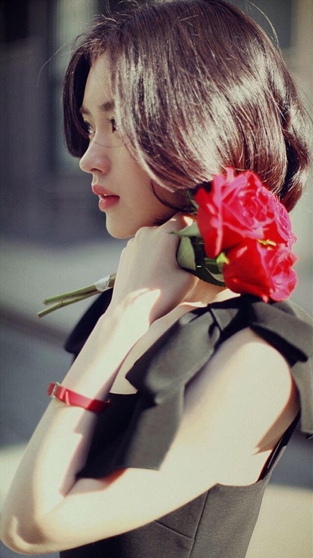 1080x1920 Pure Aesthetic Short hair Beauty - aesthetic iPhone 8 Wallpaper