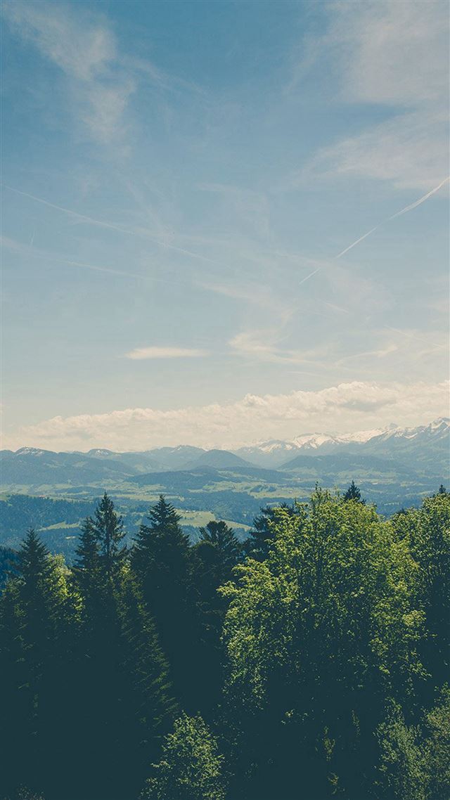 1080x1920 Green Land Sky Blue Summer Nature -  iPhone 8 Wallpaper