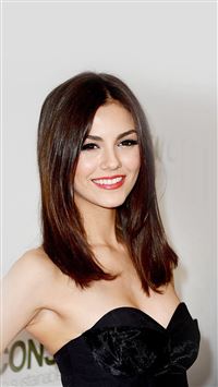 Victoria Justice Black Dress Smile wallpaper
