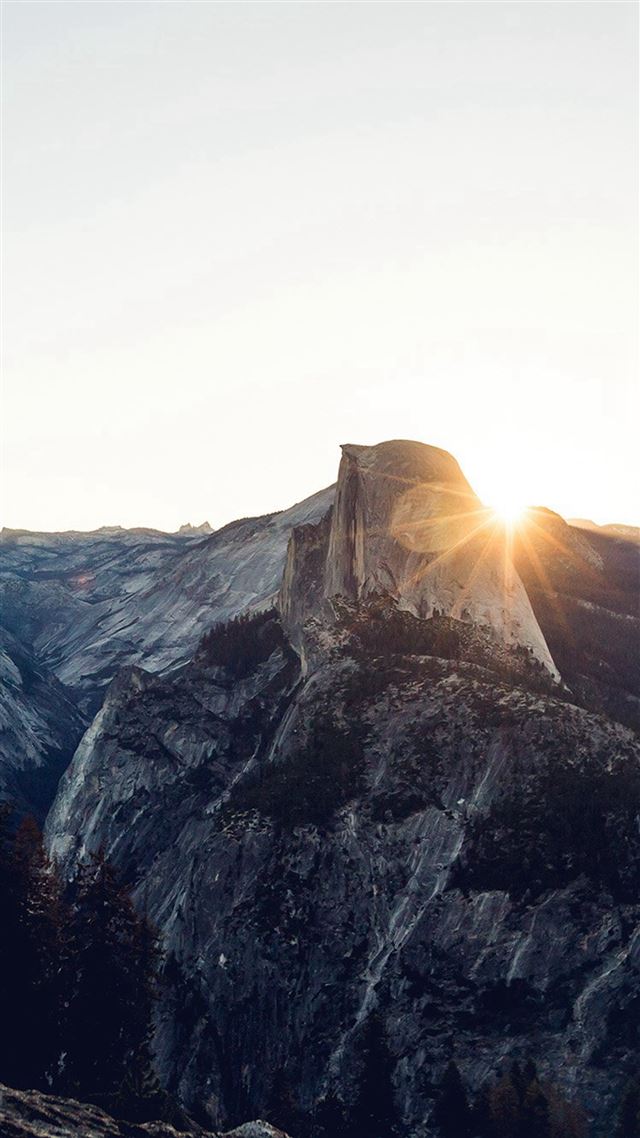 1080x1920 Mountain Sunshine Rock Wood Nature - rock iPhone 8 Wallpaper