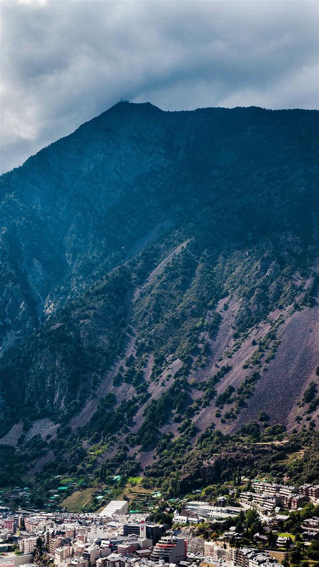 1080x1920 Mountain Rock Soil City Blue Summer - rock iPhone 8 Wallpaper