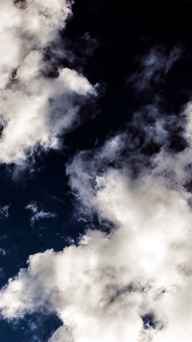 1080x1920 Cloud Dark Blue Sky Nature Summer - sunny iPhone 8 Wallpaper