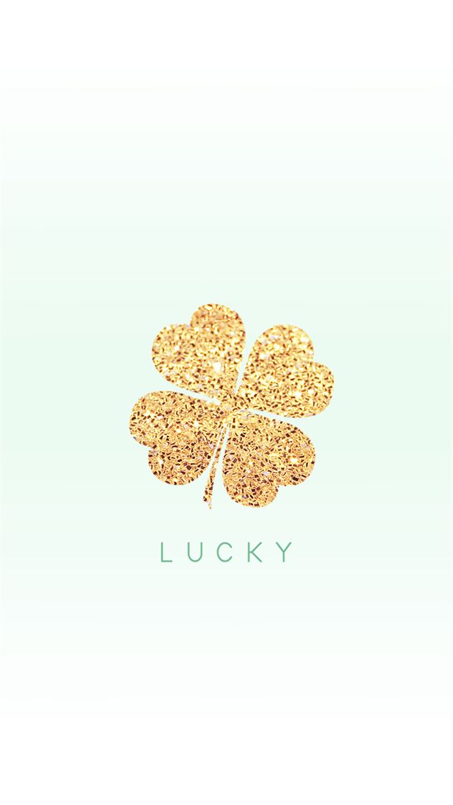 1080x1920 Gold Clover Lucky Shamrock - clover iPhone 8 Wallpaper