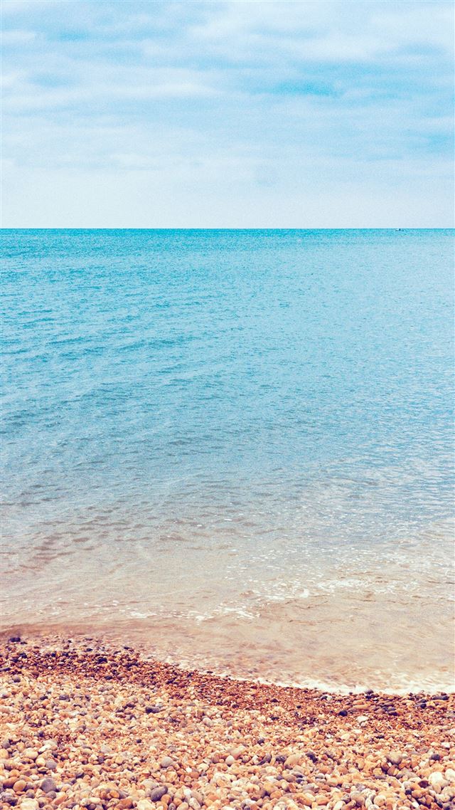 1080x1920 Sea Nature Beach Blue Sky Rock Happy - orange iPhone 8 Wallpaper