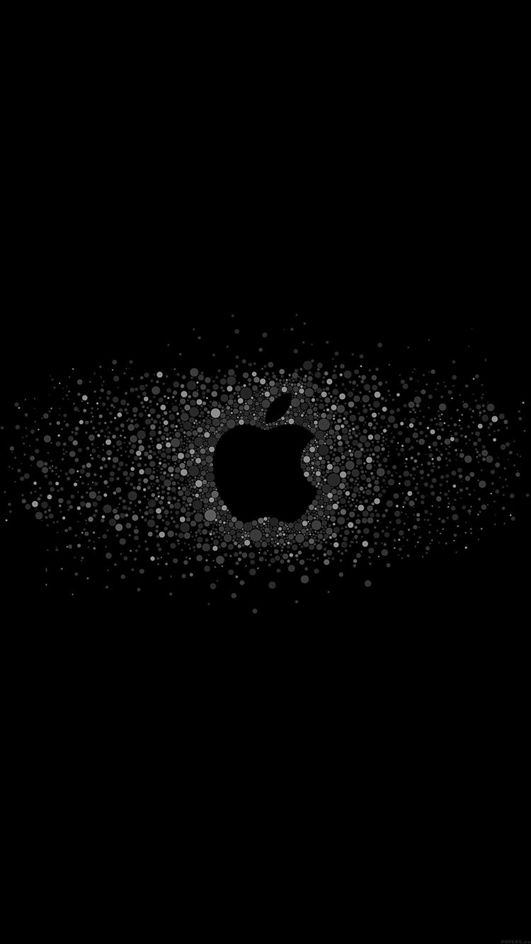 40 Gambar Wallpaper Black Apple Iphone terbaru 2020