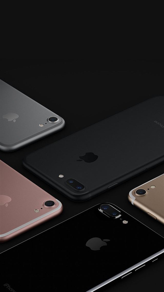 1080x1920 Apple iphone7 Jetblack Gold Pink Silver Dark iOS10 Art Illustration -  iPhone 8 Wallpaper