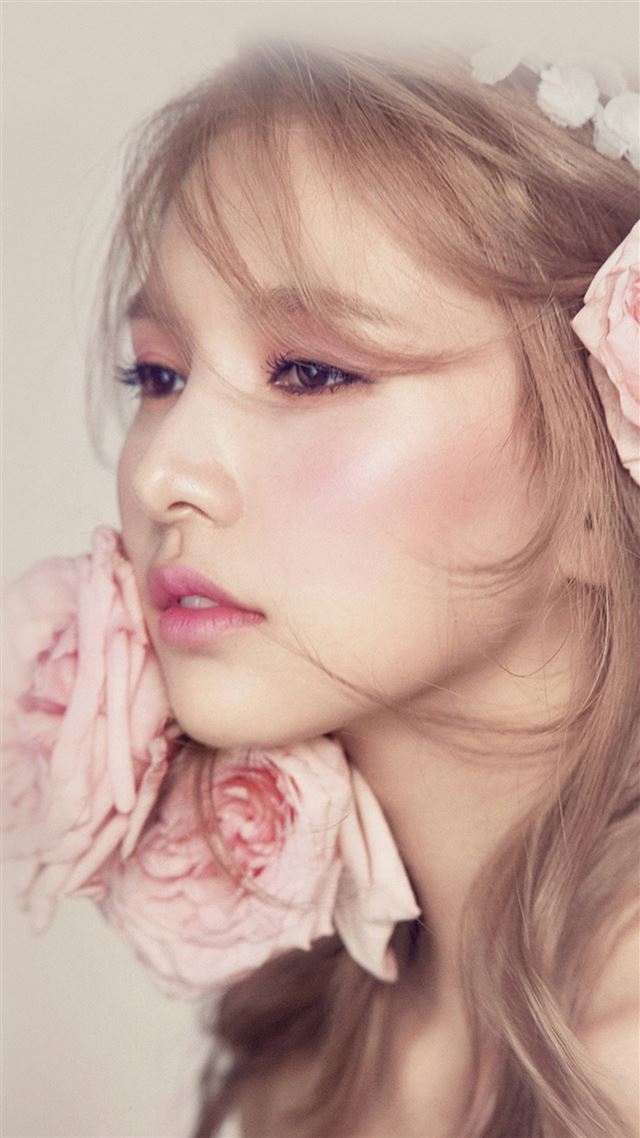 1080x1920 Flower Pink Kpop Girl -  iPhone 8 Wallpaper