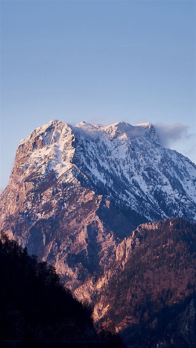 1080x1920 Avalanche Snow Mountain Winter Wood Nature - rock iPhone 8 Wallpaper
