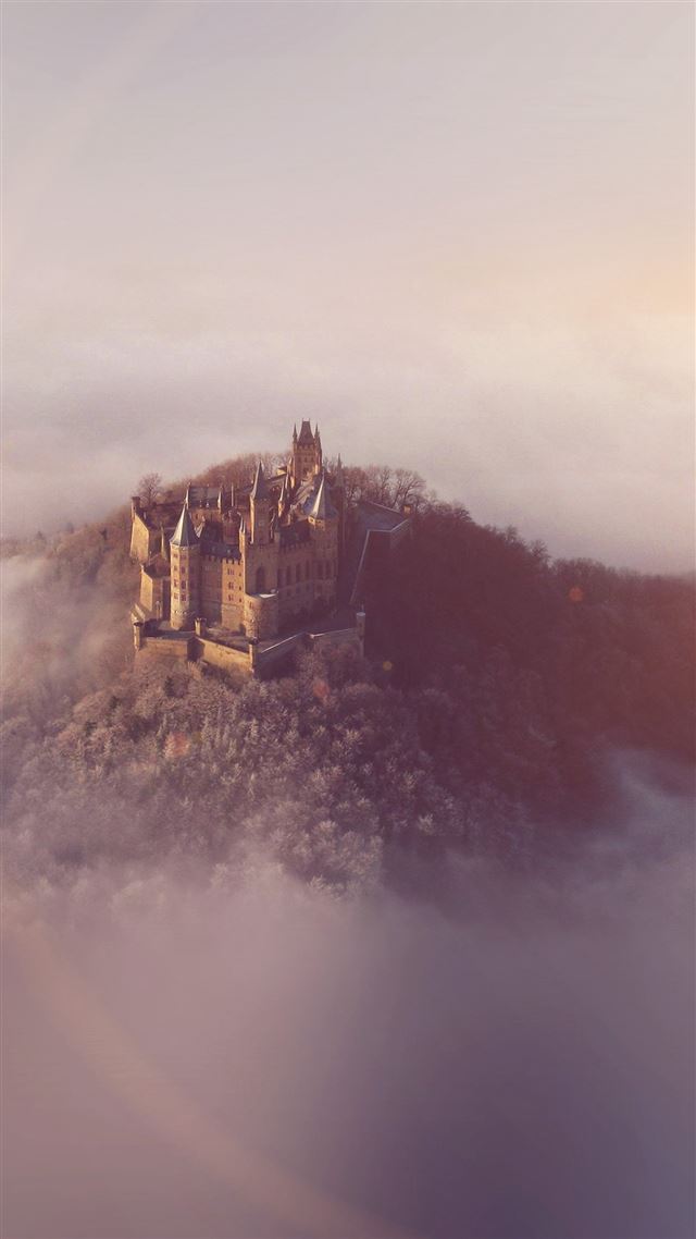 1080x1920 Castle Sky Cloud Dream Fantasy Art Nature Flare - misty iPhone 8 Wallpaper