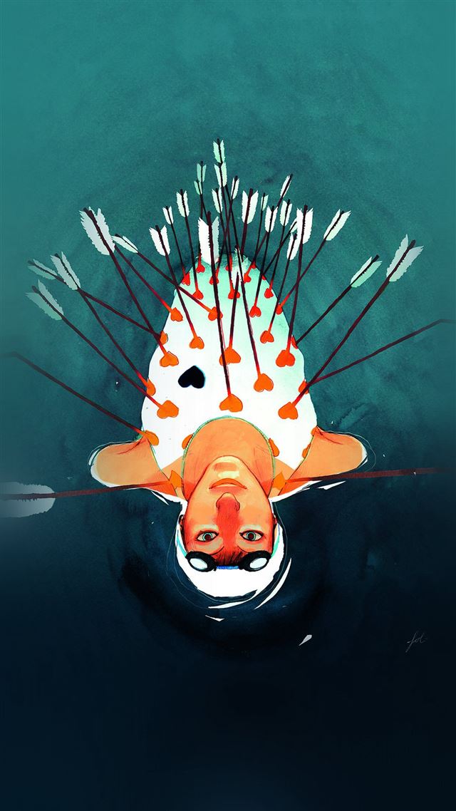 1080x1920 Mi Watercolor Painting Blue Art Illustration - water iPhone 8 Wallpaper