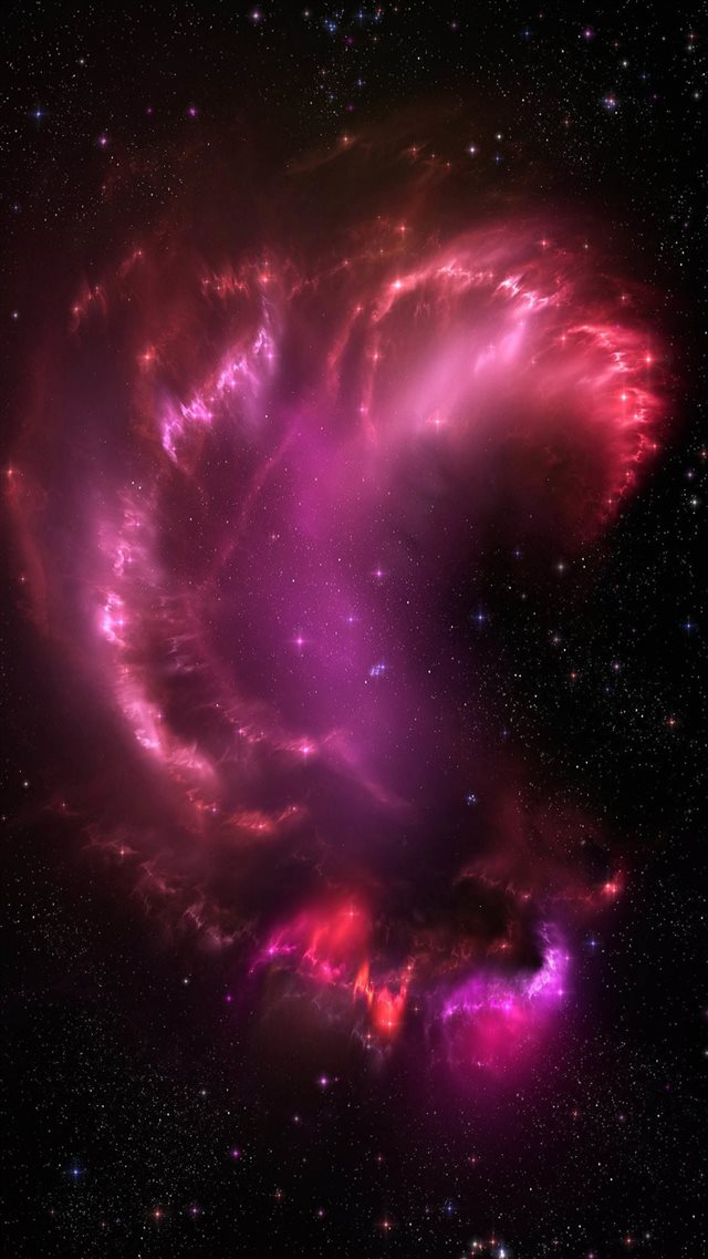 1080x1920 Outer Space Red Clouds Shiny Starry - skyscape iPhone 8 Wallpaper