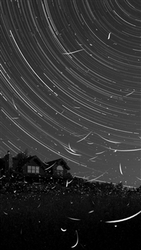 White And Black Village Landscape iPhone 6(s)~8(s) wallpaper