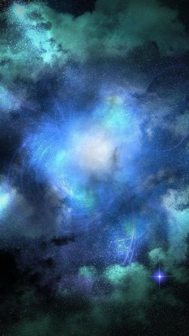 750x1334 Dark Night Clouds Nebula - black iPhone 8 Wallpaper
