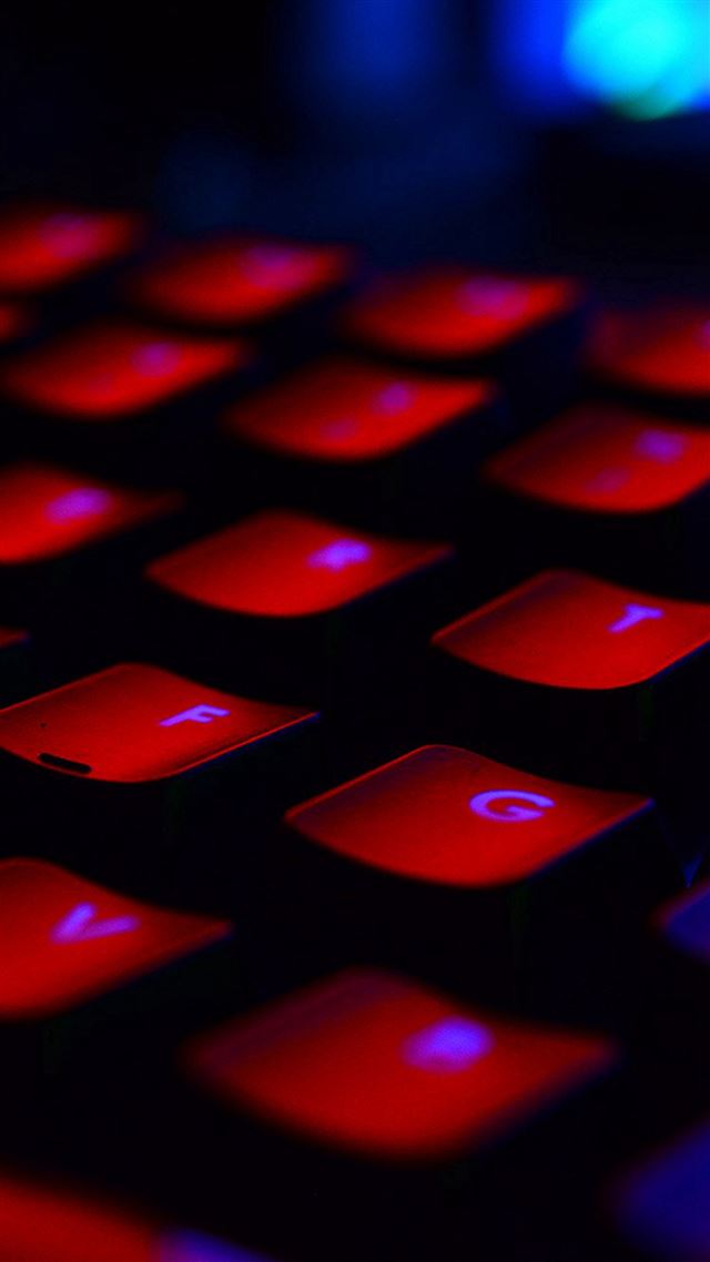 1080x1920 Dark Red Keyboard Coding - black iPhone 8 Wallpaper