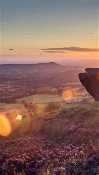 Mountain Morning Sun Light Nature Spring wallpaper