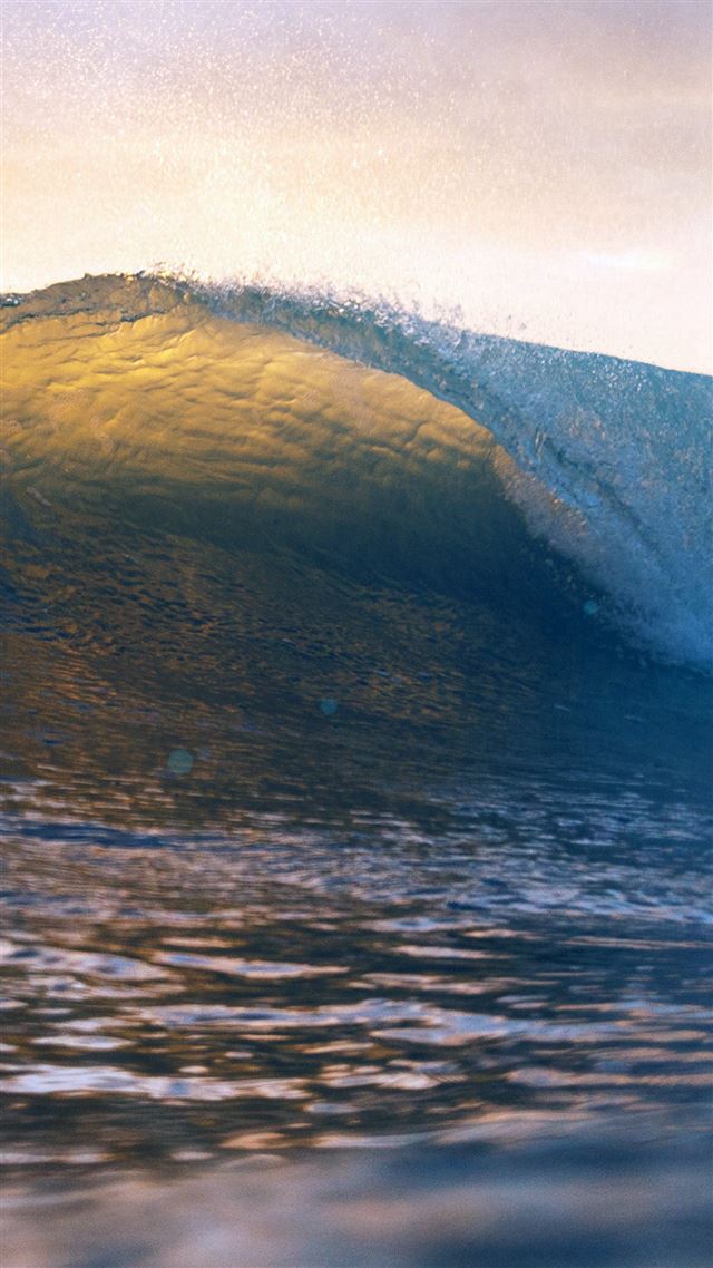 1080x1920 Wave Summer Nature Sea Blue - orange iPhone 8 Wallpaper