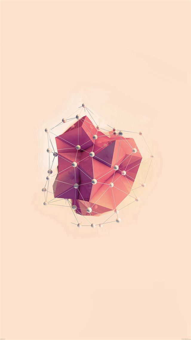 1080x1920 Abstract Red Art Multigons CG Art Illust - minimal iPhone 8 Wallpaper