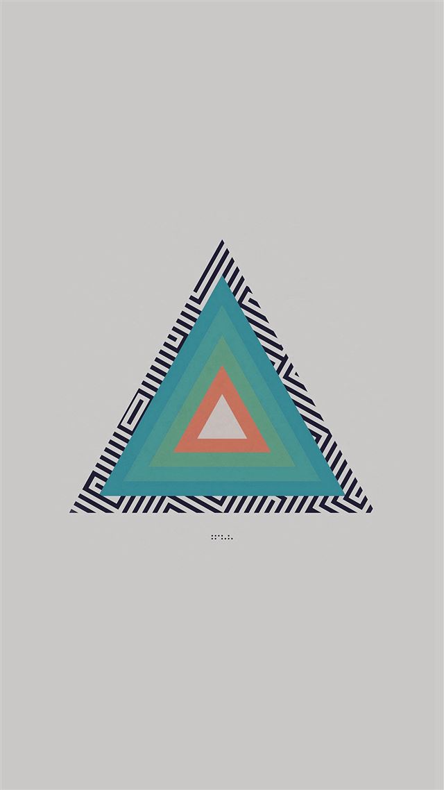 1080x1920 Tycho Triangle Abstract Art Illustration White - orange iPhone 8 Wallpaper