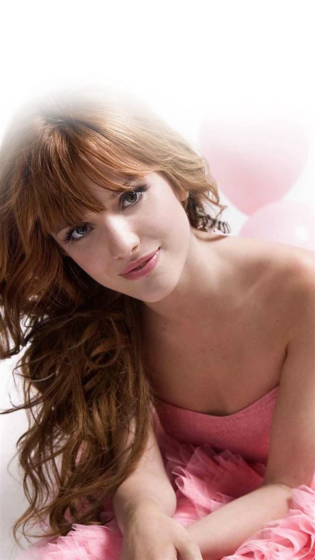 1080x1920 Bella Thorne Pink Dress Smile - dress iPhone 8 Wallpaper