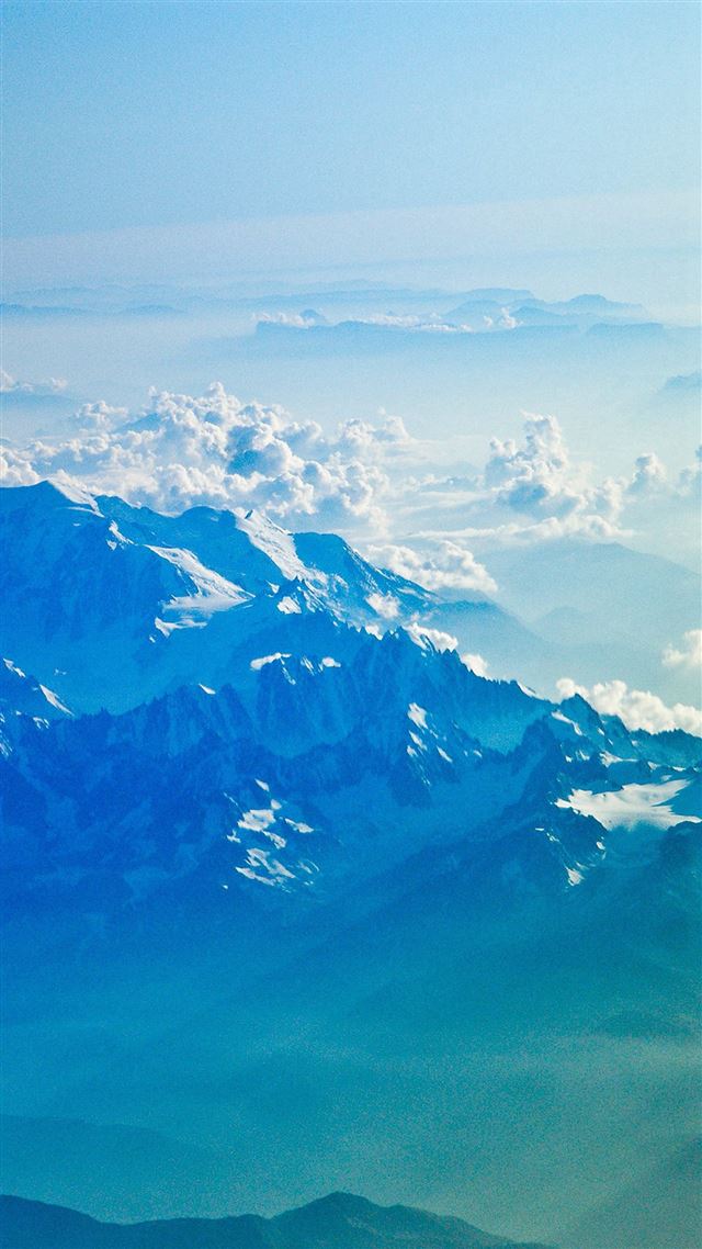 1080x1920 Mountain Snow Winter Blue White Nature Cloud - winter iPhone 8 Wallpaper