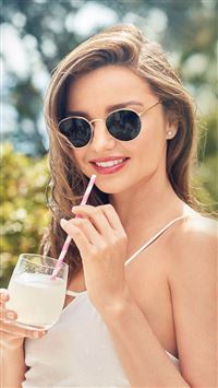 Miranda Kerr Spring Drink Sunglasses wallpaper