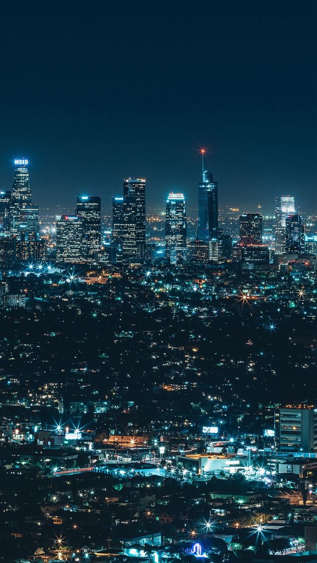 1080x1920 City View Night Architecture Building Dark - night iPhone 8 Wallpaper