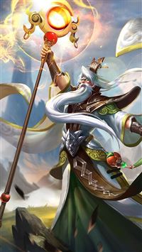 King glory Jiang Ziya Game Poster iPhone 6(s)~8(s) wallpaper