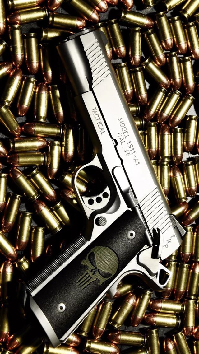 1080x1920  Bullet Stack Gun Weapon Military -  iPhone 8 Wallpaper