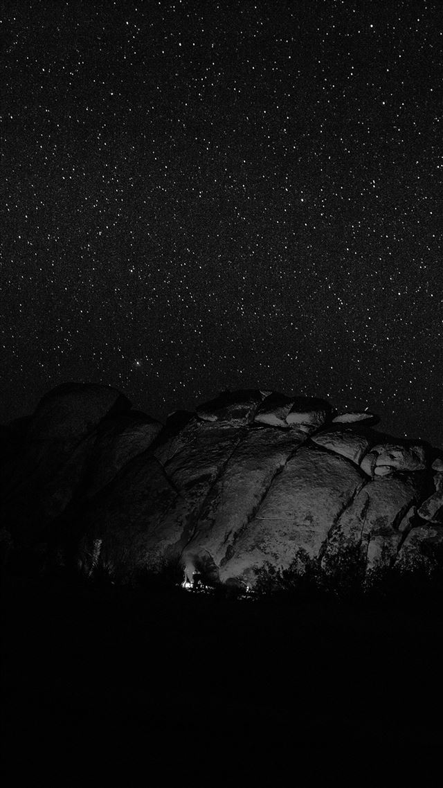 1080x1920 Mystery Rock Night Sky Star Nature Dark - night iPhone 8 Wallpaper