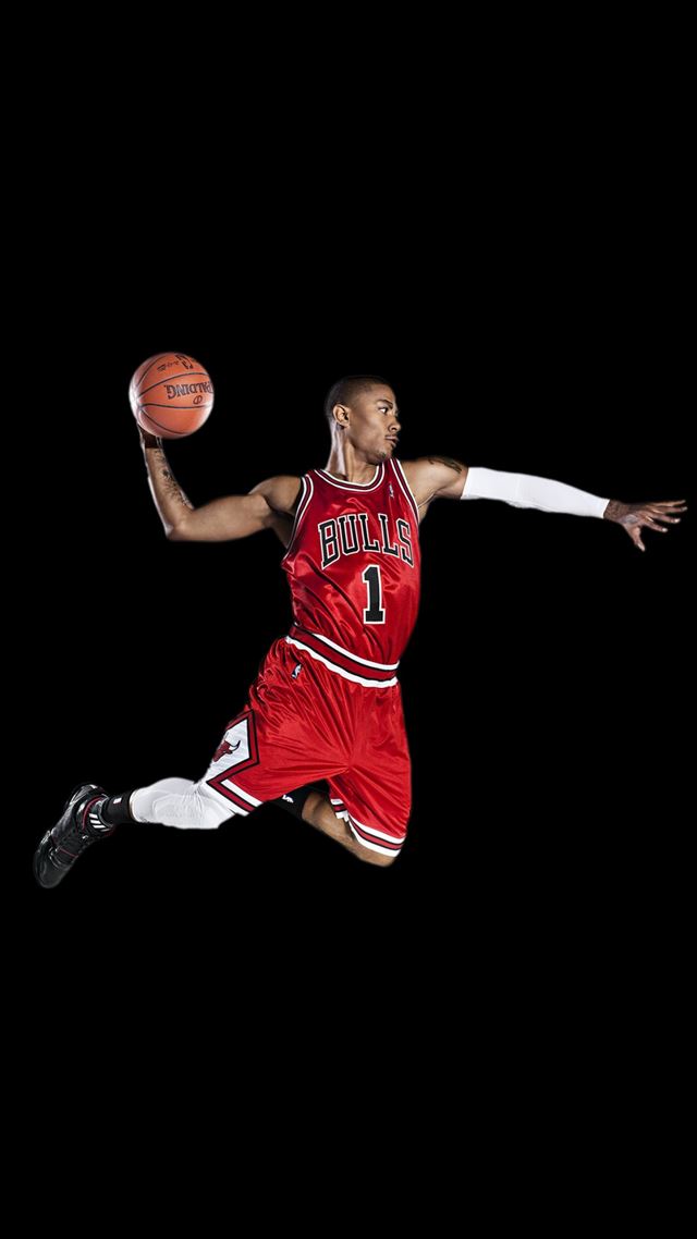 1080x1920 Chicago Bulls Derrick Rose -  iPhone 8 Wallpaper