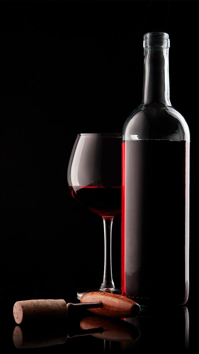 1080x1920 Red Wine Glass Bottle And Corkscrew -  iPhone 8 Wallpaper