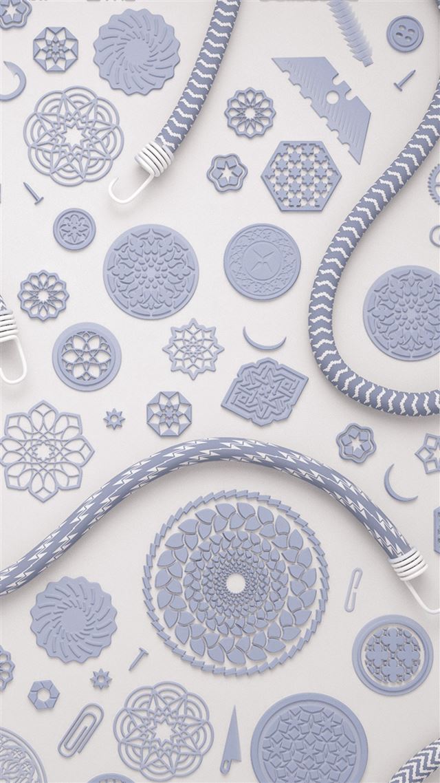 1080x1920 Simple Pattern Art Illustration Blue - illustration iPhone 8 Wallpaper