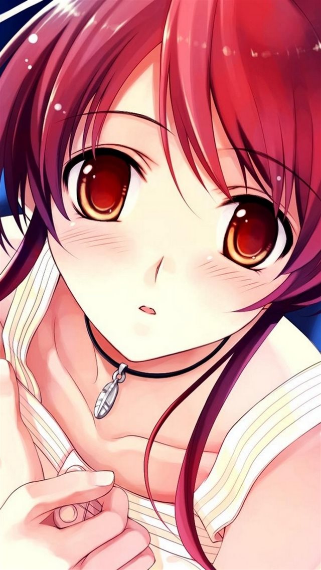 1080x1920 Girl Anime Eyes Depth Space Background Honesty - lovely iPhone 8 Wallpaper