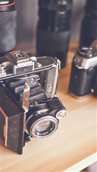 Old Camera Photo Life White wallpaper