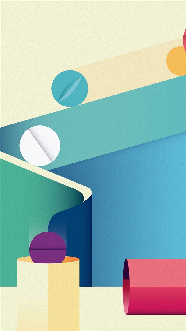 1080x1920 Minimal Painting Color Illustration Art - yellow iPhone 8 Wallpaper