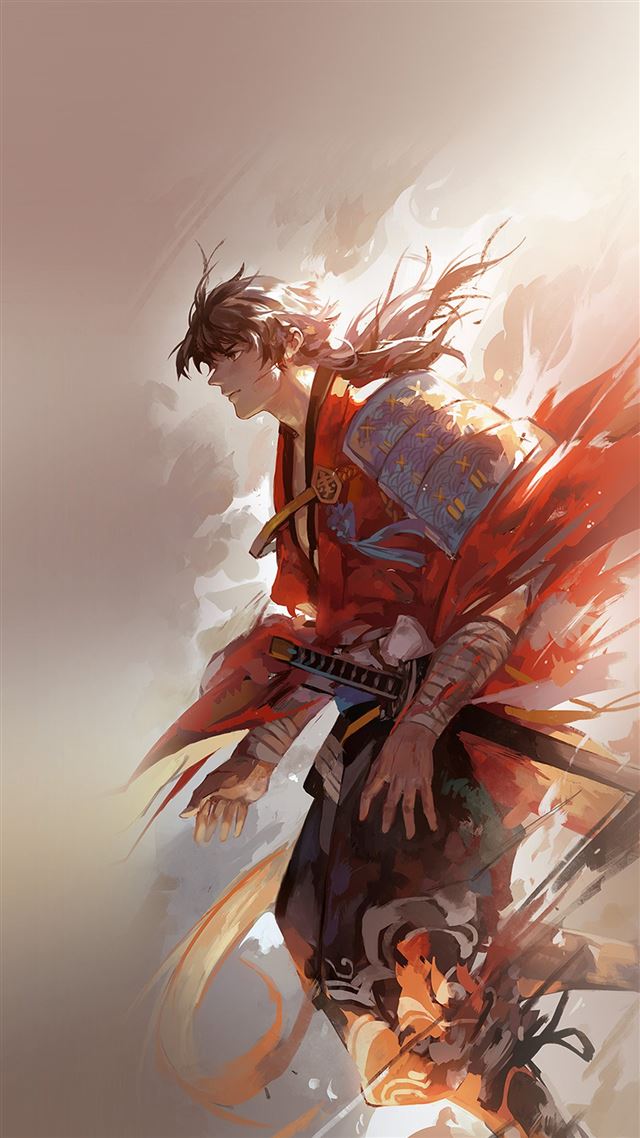 1080x1920 Hanyijie Hero Red Handsome Illustration Art Anime - festival iPhone 8 Wallpaper