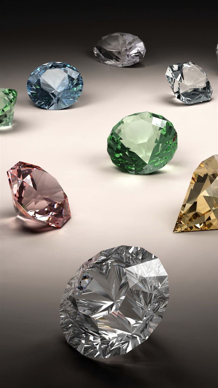 Stones Jewels Diamonds iPhone 8 Wallpapers Free Download