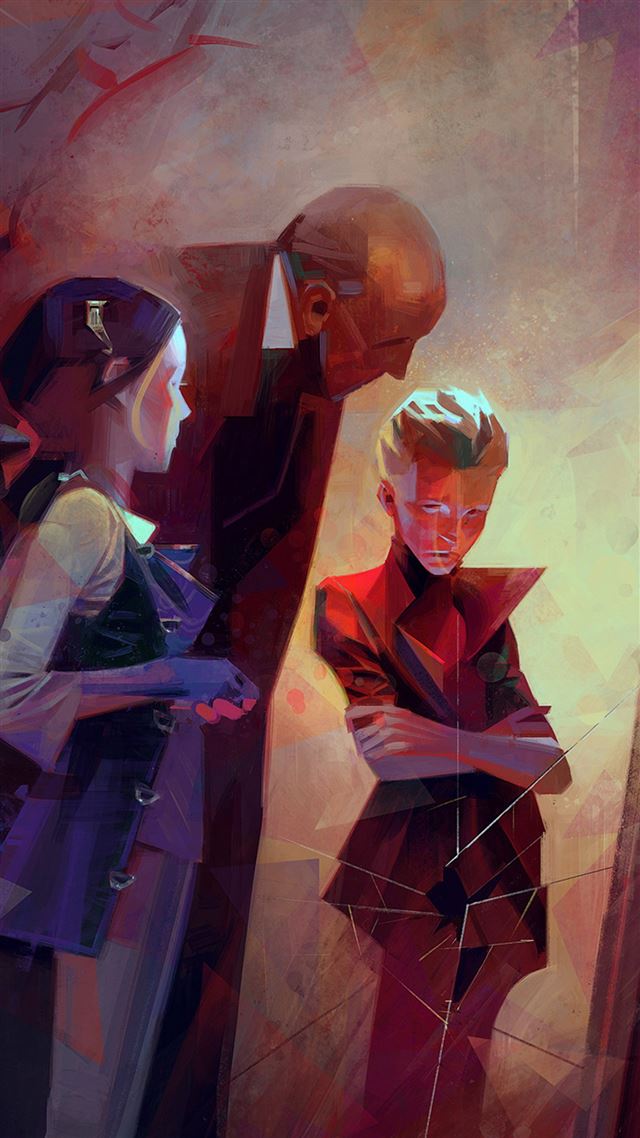 1080x1920 Devil Paint Illustration Art - polygon iPhone 8 Wallpaper