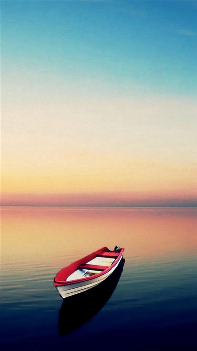 1080x1920 Nature Parking Boat Lake Skyline View - boat iPhone 8 Wallpaper